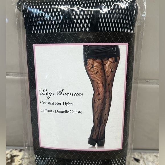NWT Leg Avenue Women’s Celestial Net Tights‎ / One Size - Picture 1 of 2
